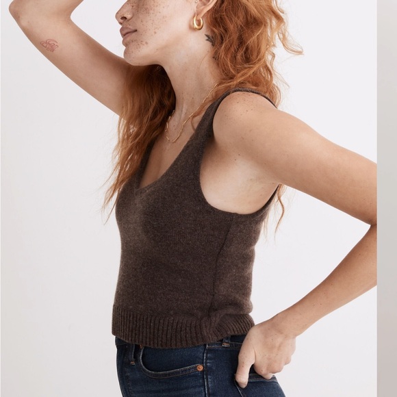 Upton Chocolate Brown Cardigan and Carleton tank set - Picture 5 of 11